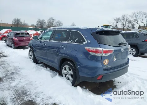 2015 Toyota Highlander Limited V6 from USA, damaged, VIN 5TDDKRFH0FS155201